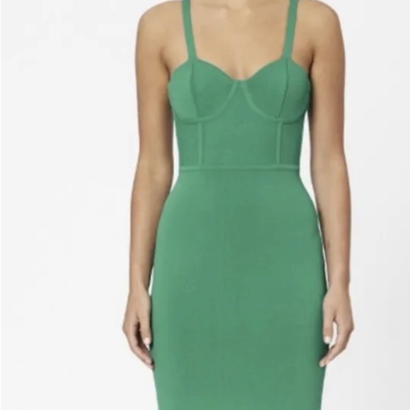 Scanlan Theodore crepe knit dress S green - Picture 2 of 3